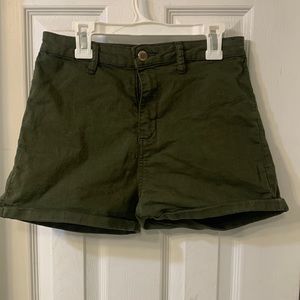 Olive shorts